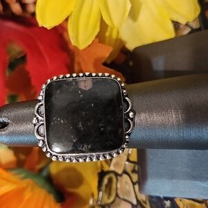 Ghost Crystal (Quartz) Gemstone Ring - Size 6 1/4